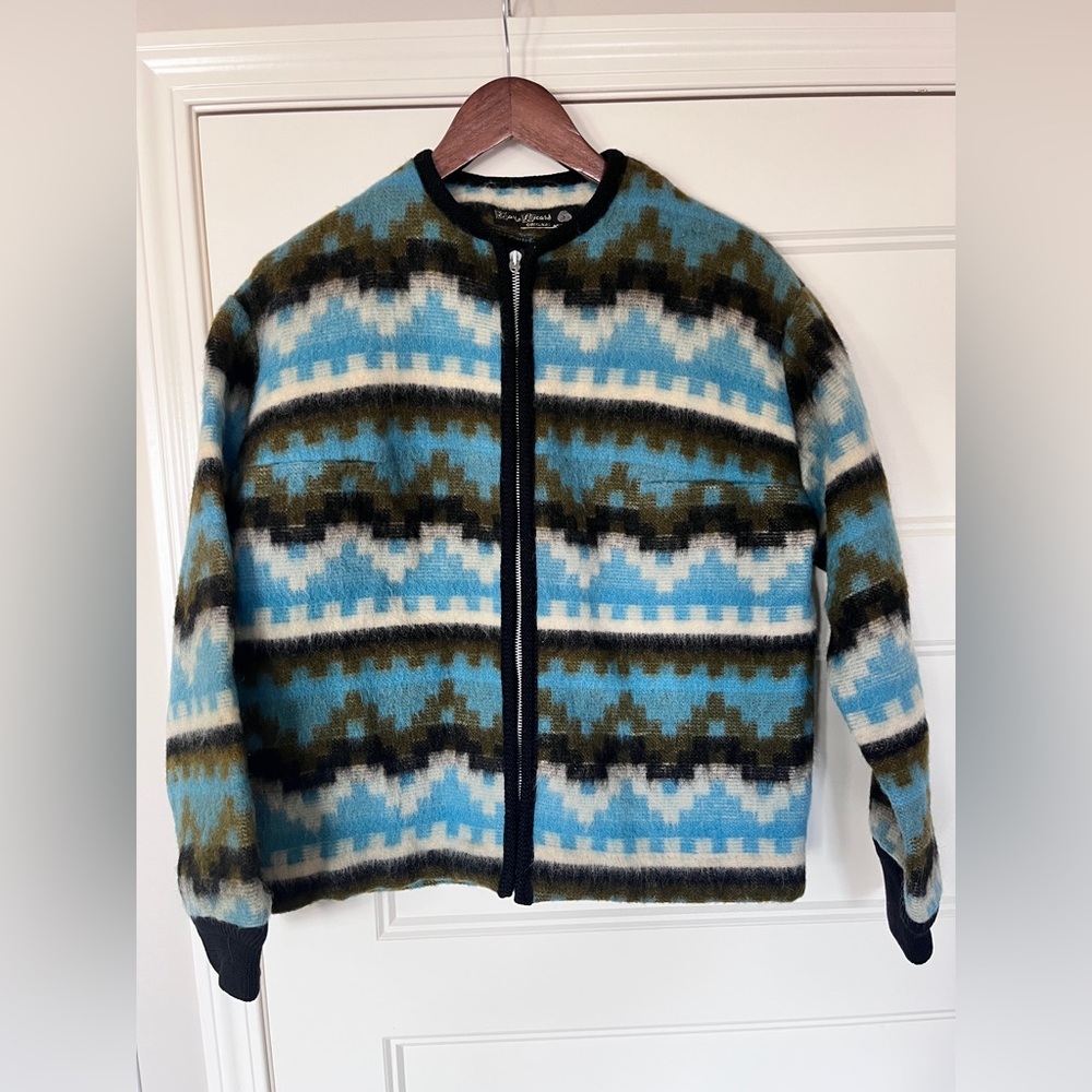 Vintage Earl Picard wool bomber jacket